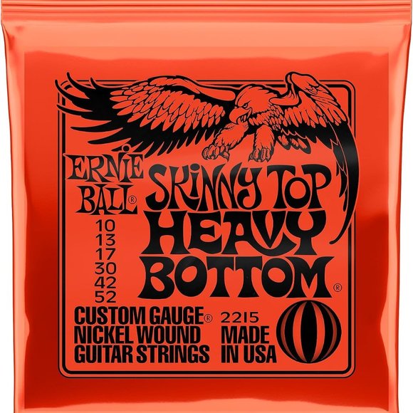 2-Pack Skinny Top Heavy Bottom Slinky Nickel Wound Electric Guitar Strings 10-52 - Picture 1 of 3